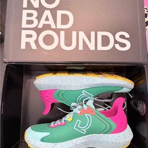 G/FORE Green and Pink Athletic Shoes